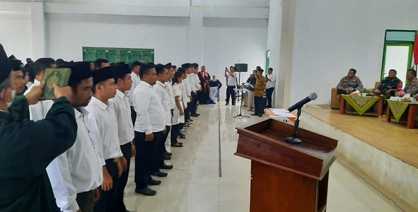 KPU Lantik 744 Orang PPS Di Tapanuli Selatan