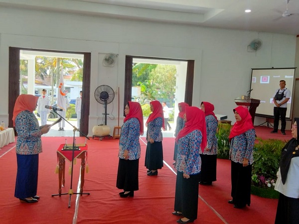 Hj.Nawal Lubis Lantik PD-GPMB Deliserdang Periode 2023-2027