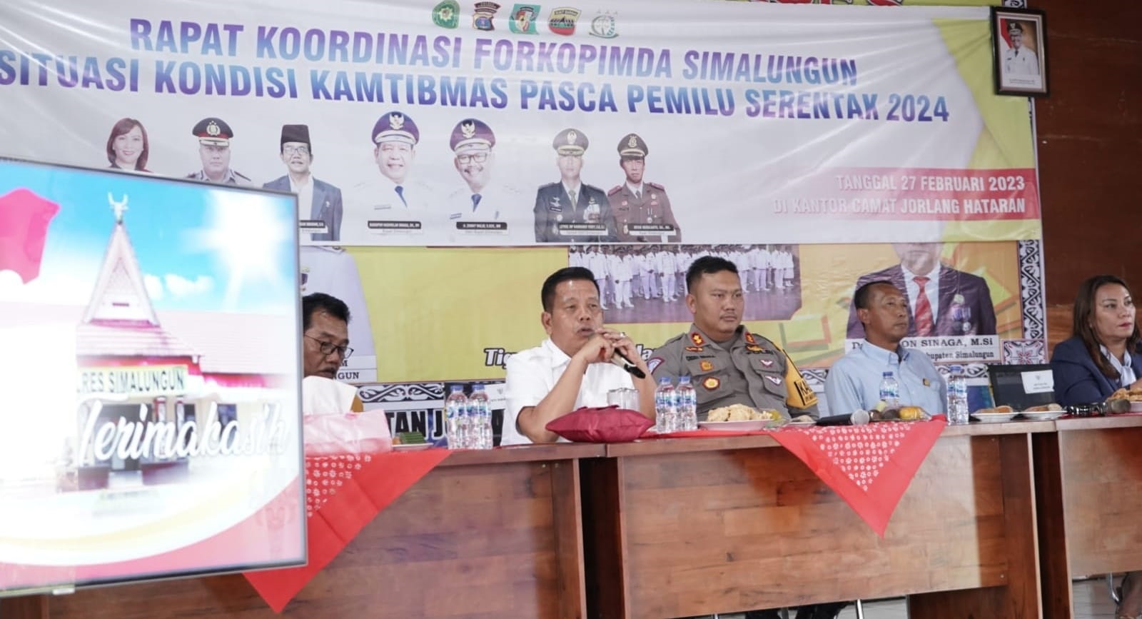 Pemilu 2024 Tertib Aman Dan Lancar, Bupati Simalungun Apresiasi Forkopimda