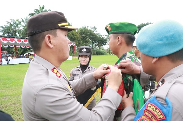 Kesiapan Pemilu 2024 Di Simalungun, Kapolres Pimpin Ops Mantap Brata Toba