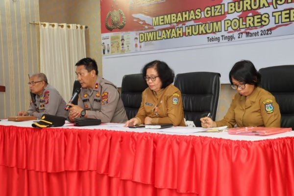 Wakapolres Tebingtinggi Pimpin Rakor Pembahasan Stunting