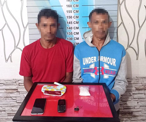 Hendak Transaksi Sabu Di Halaman Masjid, Dua Pengedar Sabu Ditangkap