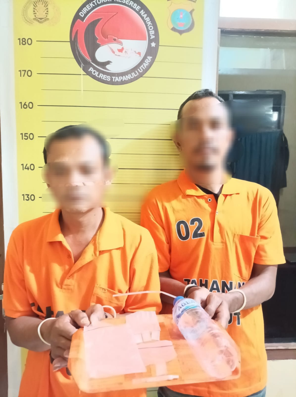 Polres Taput Ringkus 2 Tersangka Pengguna Sabu