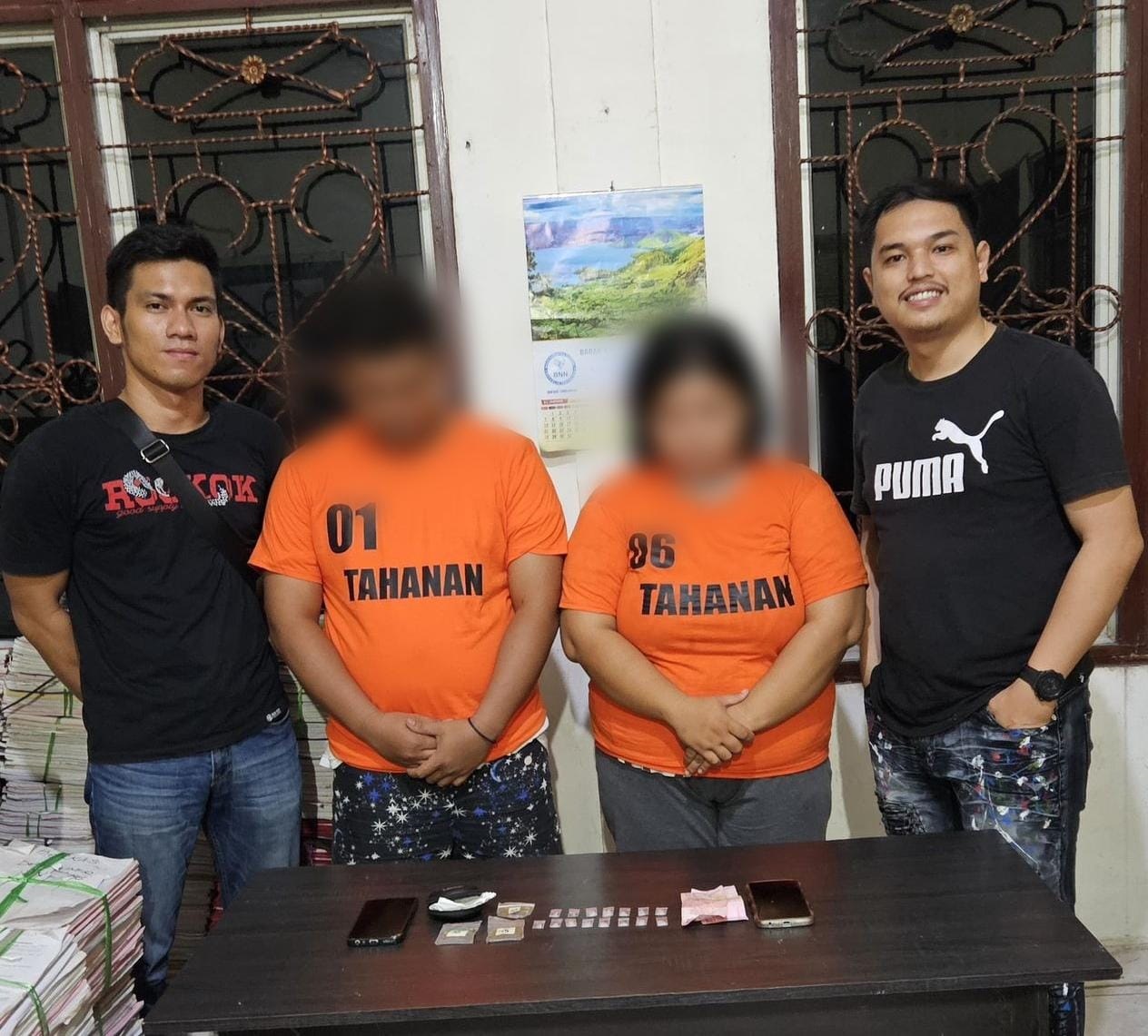 Gerebek Kampung Narkoba, Polres Simalungun Amankan 2 Tersangka