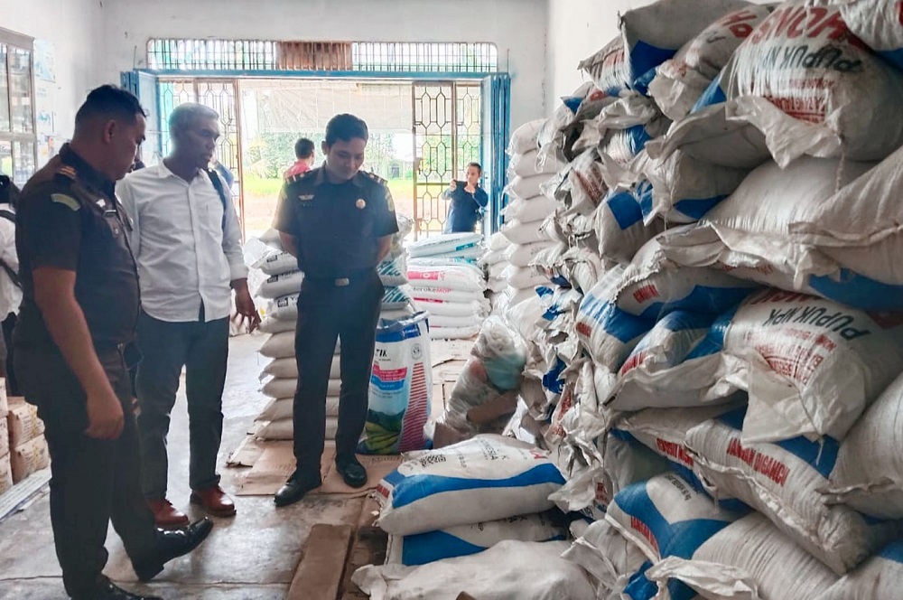 Tim KP3 Sergai Monitoring Dan Pengawasan Ke Kios Pupuk