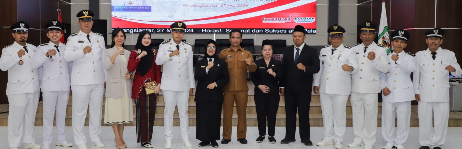Wali Kota P.Siantar Lantik 46 Administrator Dan Pengawas