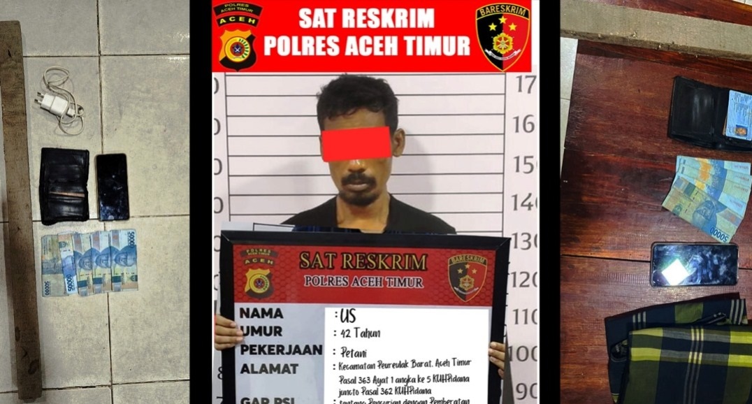 Pelaku Spesialis Pencurian Toko Dibekuk