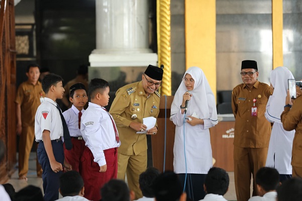 Ribuan Siswa SD Dan SMP Lhokseumawe Ikuti Pendidikan Ramadan