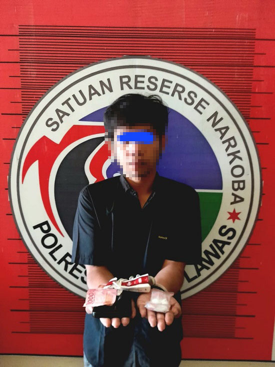 Polres Palas Ciduk Tersangka Narkoba