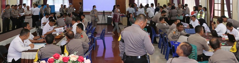 Itwasda Poldasu Audit Kinerja Tahap II Polres P.Siantar