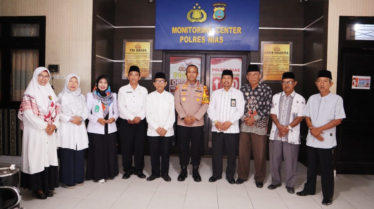 Kapolres Nias Terima Kunjungan Kemenag, DP MUI, Baznas Dan PHBI Kota Gunungsitoli