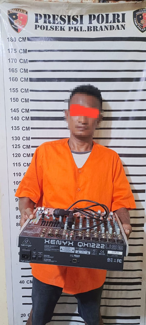 Pencuri Sound System Masjid Dibekuk Polisi