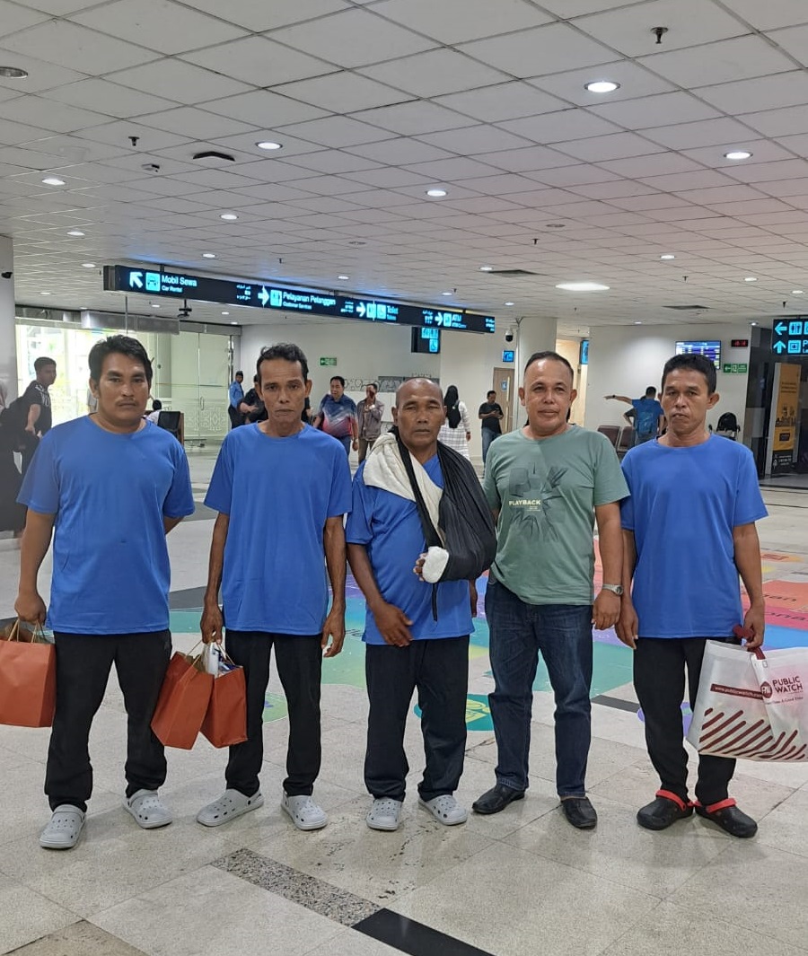 4 Nelayan Hilang Di Perairan Malaysia Tiba Di Indonesia