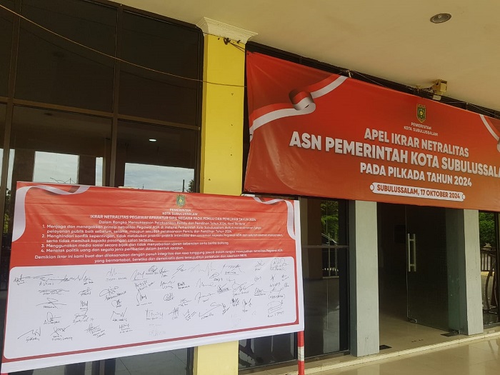 Pakta Integritas ASN Netral Di Pilkada 2024 Ditandatangani