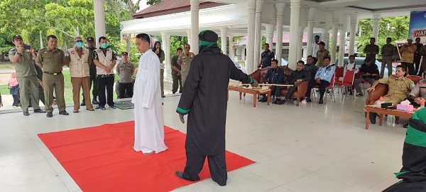 Agen Chip Dicambuk 11 Kali Di Langsa