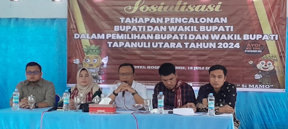 KPU Taput: Calon Bupati Dan Wakil Harus Undur Diri Dari Legislatif