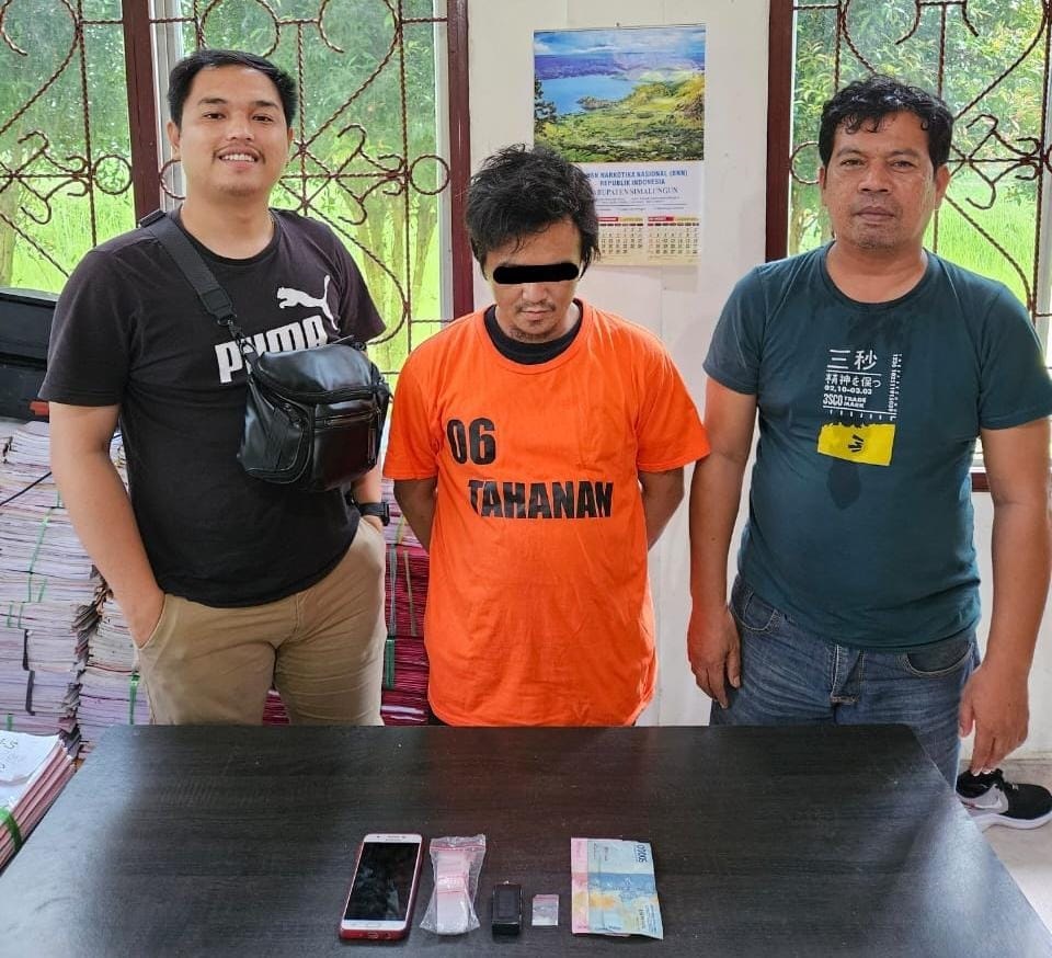 Diduga Edarkan Sabu, Sat Narkoba Polres Simalungun Tangkap Pengusaha Muda