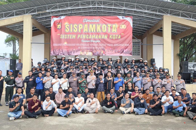 Polres Gayo Lues Simulasi Kesiapan Pilkada