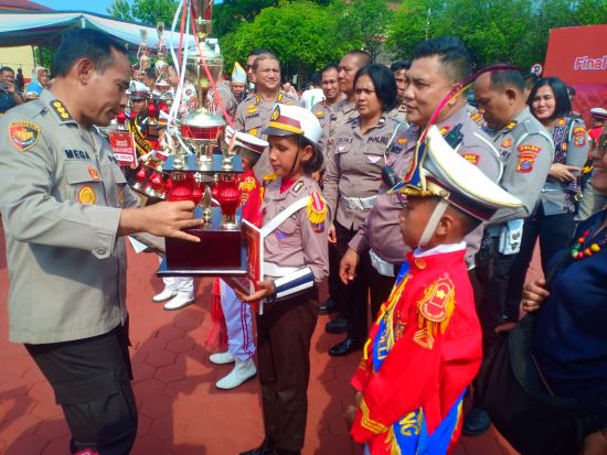 Polres Simalungun Harapan 3 Lomba Pocil Dan Senam Lantas Se-Poldasu