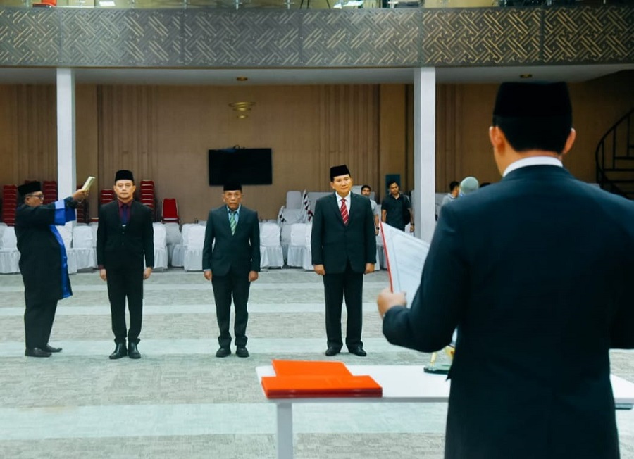 Pj Bupati Batubara Lantik 3 Pejabat Untuk Penyegaran Kinerja