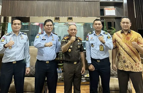 Pererat Silaturahmi, Kalapas Lubukpakam Koordinasi Dengan Kejari Dan PN Lubukpakam