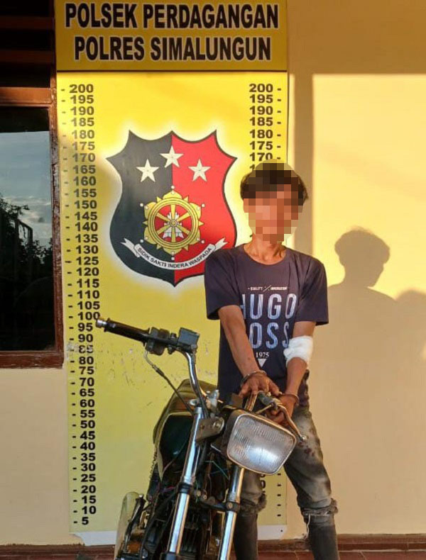 Polsek Perdagangan Ringkus Pria Diduga Pelaku Curanmor