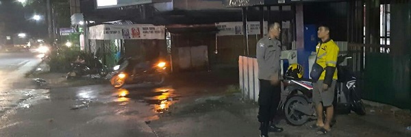 Antisipasi Tindak Kriminal Dan Premanisme, Polsek Siantar Timur Patroli Malam