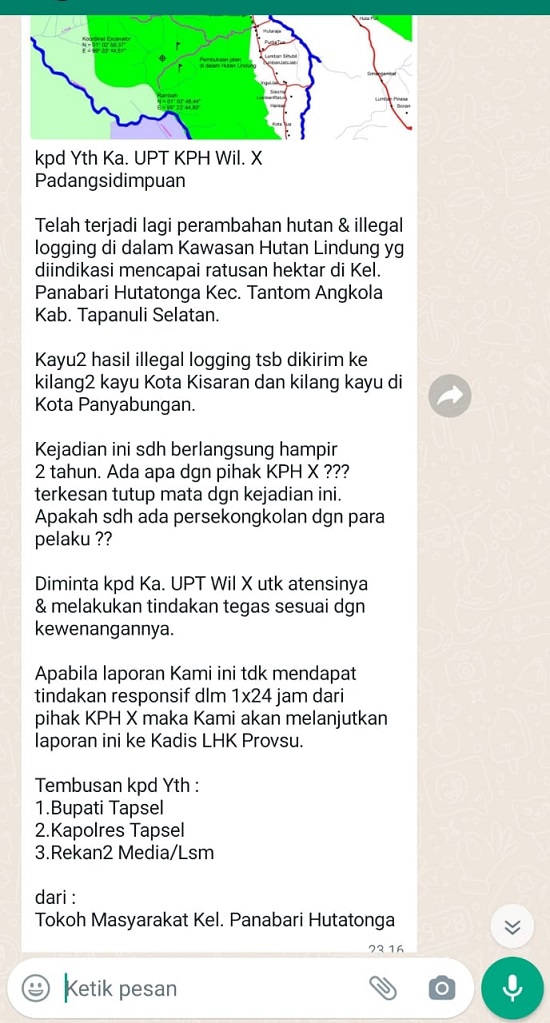 Illegal Logging Di Tapsel, Sesama 'Raja Hutan Saling Terkam'
