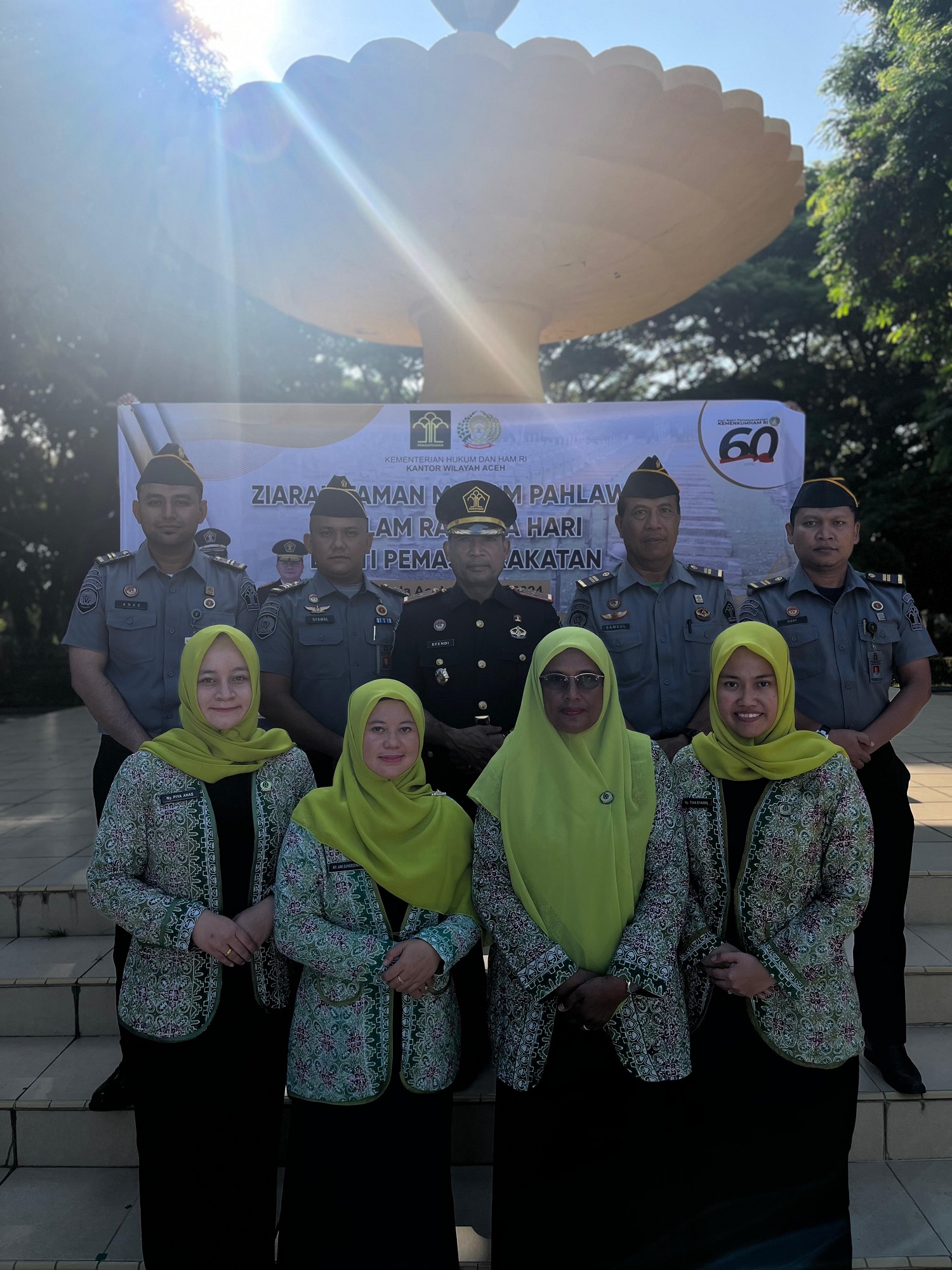Upacara Tabur Bunga HBP Ke-60 Di TMP Banda Aceh