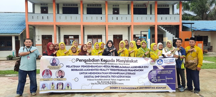 Dosen UNA Tingkatkan Ketrampilan Guru SMP Swasta Triyadikayasa