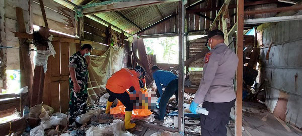 Warga Gp. Dusun Permai Digegerkan Penemuan Mayat Membusuk