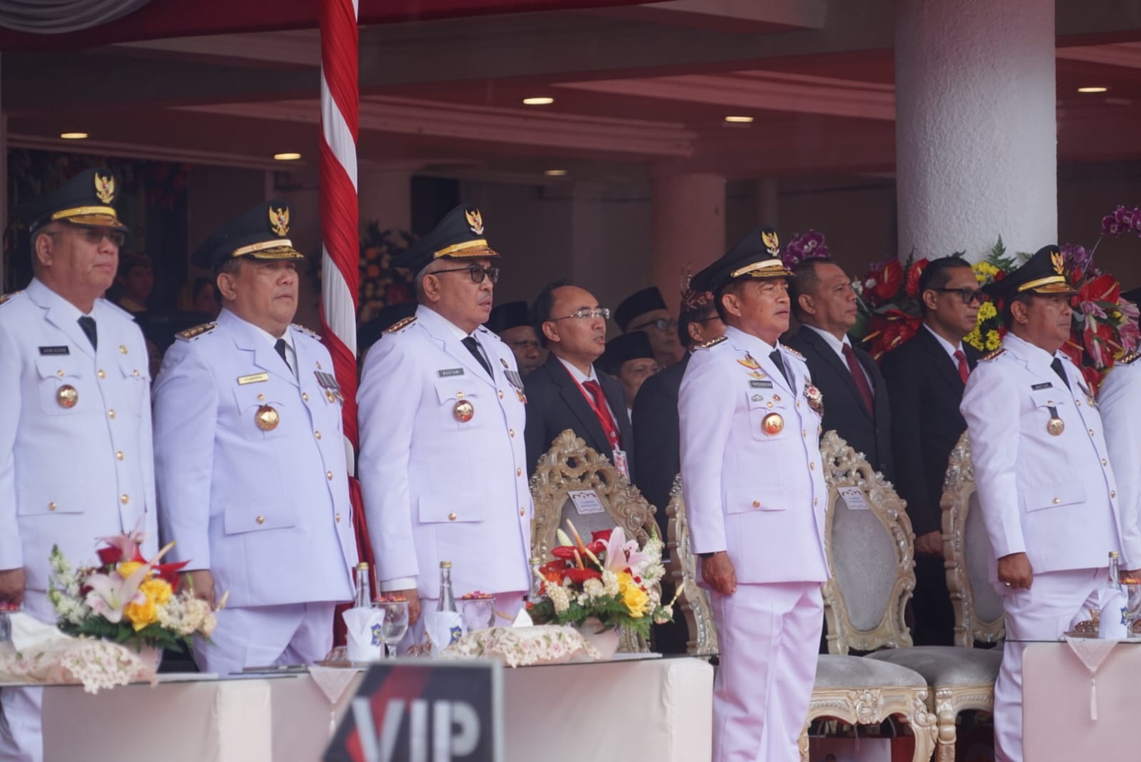 Pj Gubernur Aceh Hadiri Peringatan Otda Ke-28 Di Surabaya