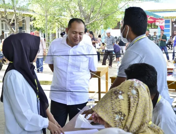 Bupati Zahir: Pilkades Serentak Di Batubara Berjalan Kondusif