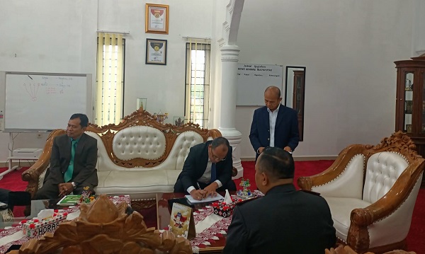 Bupati Humbahas Dan Kapolres Teken NPHD Randis