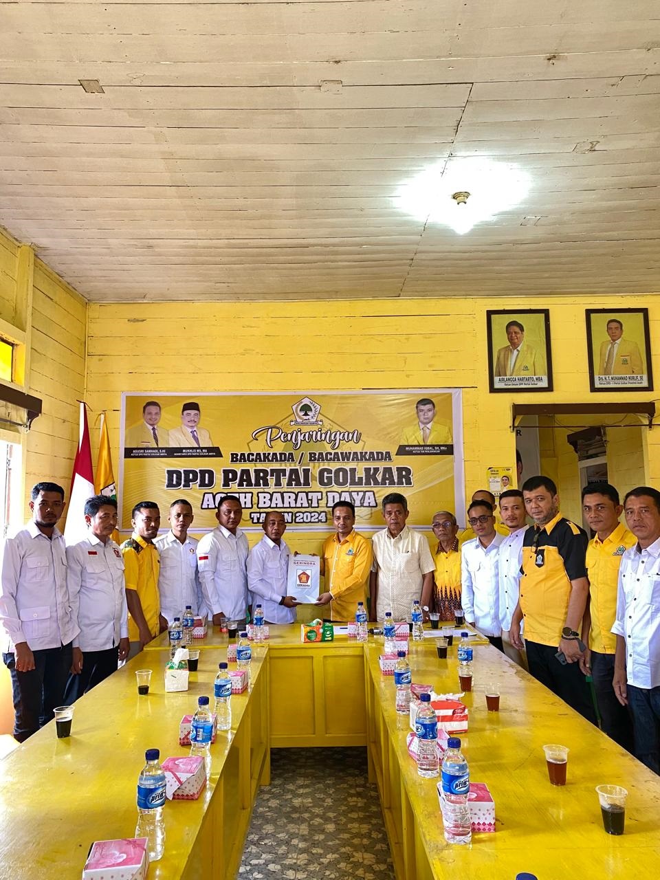 Safaruddin Daftar di Partai Golkar Maju Balon Bupati Abdya