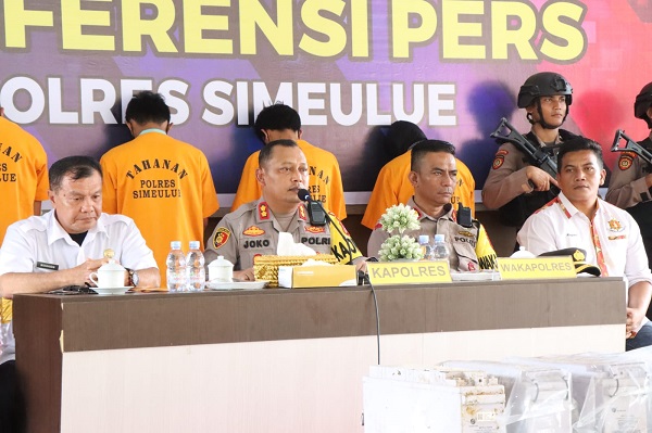 Hitungan Minggu Polres Simeulue Bongkar Pencurian Baterai Telkomsel