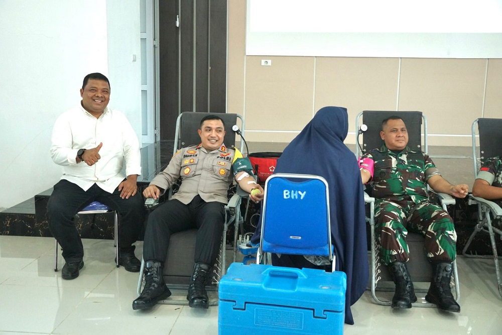 Pemkab Apresiasi Bakti Kesehatan Hari Bhayangkara Polres Aceh Besar