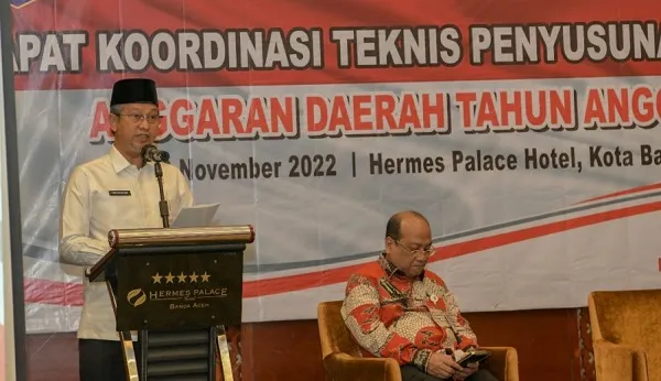Asisten III Sekda Aceh Buka Rakor Teknis Penyusunan Perencanaan Anggaran Daerah Tahun 2023