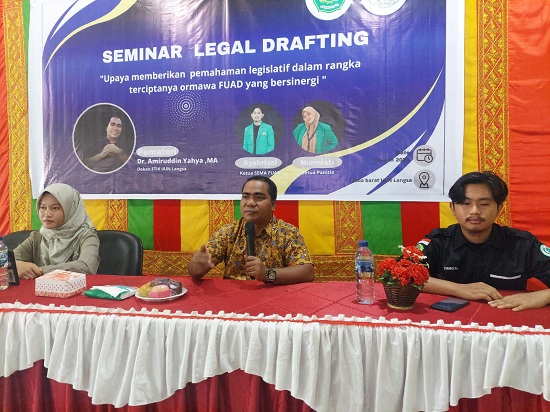Dekan FTIK: Legal Drafting Penting Untuk Mahasiswa