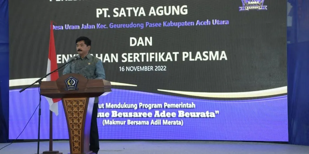 Menteri ATR/BPN Secara Terbuka Dukung Achmad Marzuki Bangun Aceh