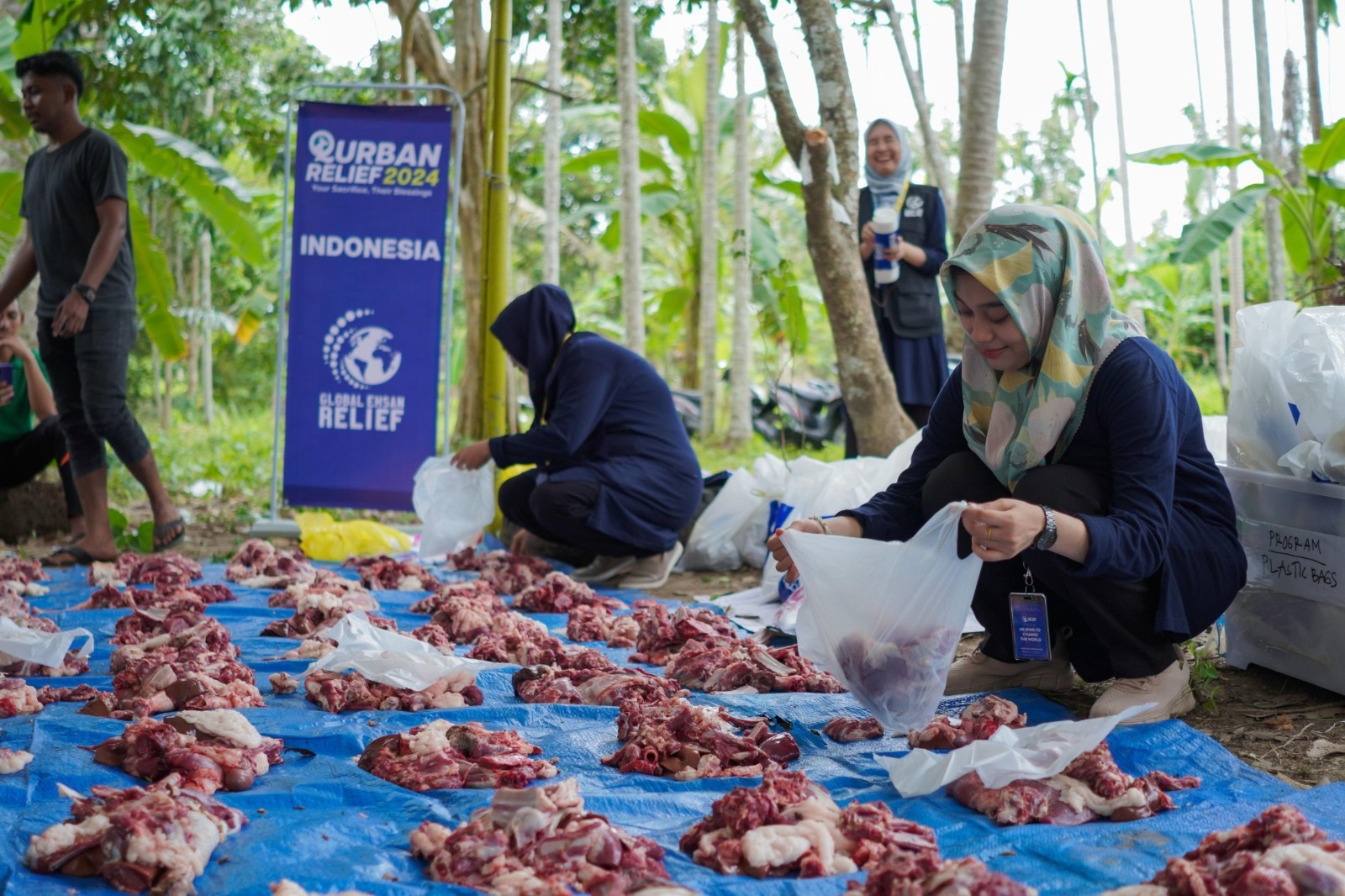 GER Sembelih Hewan Kurban Untuk 1.464 Keluarga Di Aceh