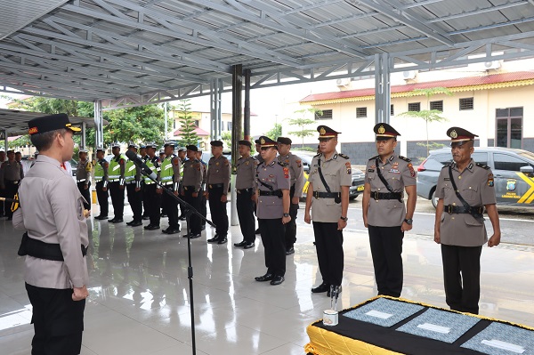 4 Pejabat Di Lingkungan Polres Batubara Dilantik