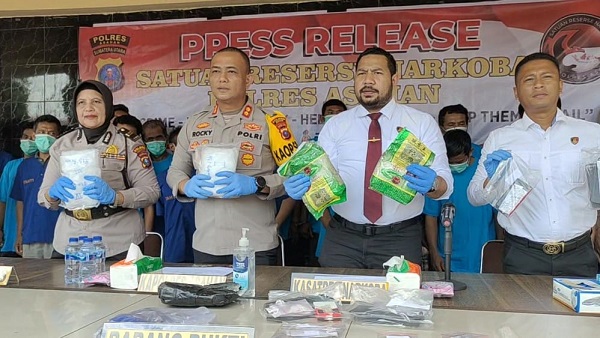 4 Kg SS, Polres Asahan Selamatkan 40,7 Ribu Jiwa