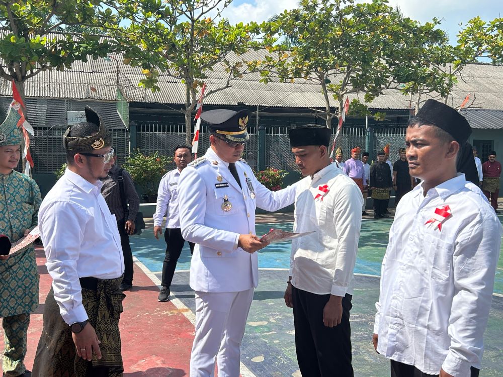 1030 Warga Binaan Lapas Labuhan Ruku, Terima Remisi Hari Kemerdekaan Ke-79