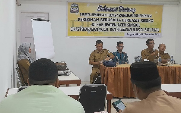 DPMPTSP Aceh Singkil Identifikasi Pelaku Usaha