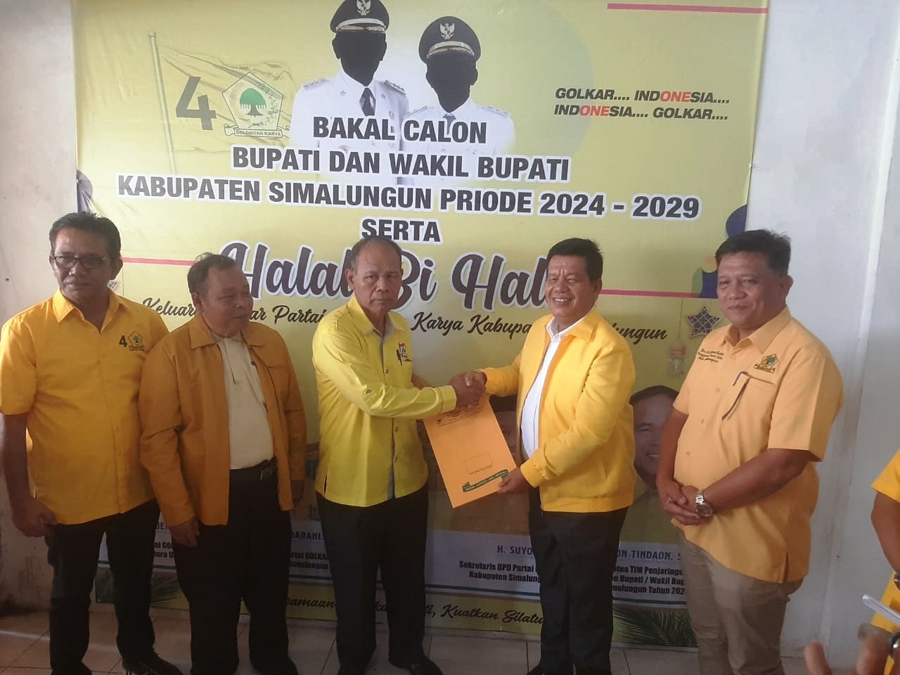 Siap Maju Di Pilkada Simalungun 2024, Radiapoh Daftar Ke Golkar Tanpa Wakil
