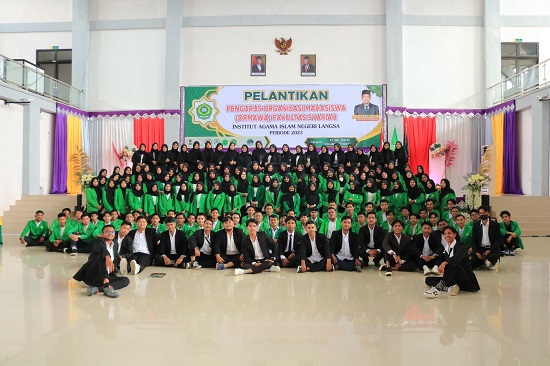 Pengurus Ormawa Fakultas Syariah IAIN Langsa Dilantik