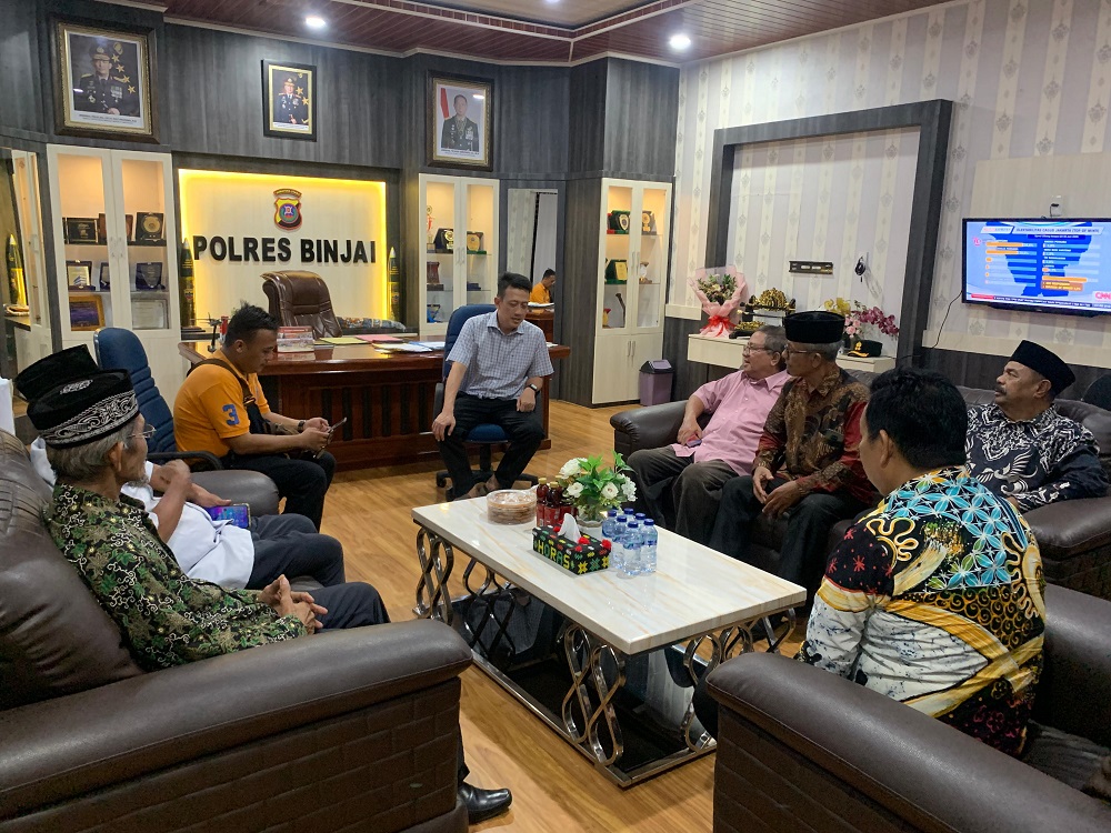 Kapolres Silaturahmi Dengan Tokoh Etnis Binjai