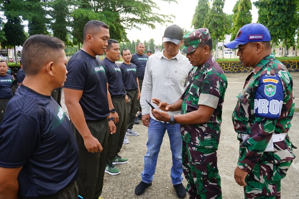 HP Prajurit Dan PNS Kodim Aceh Tamiang Diperiksa