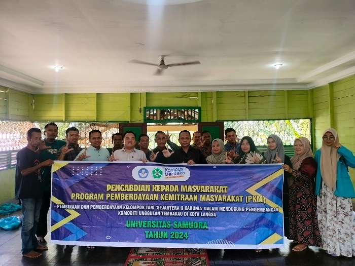 Dosen Unsam Dukung Pengembangan Komoditi Unggulan Tembakau Di Langsa